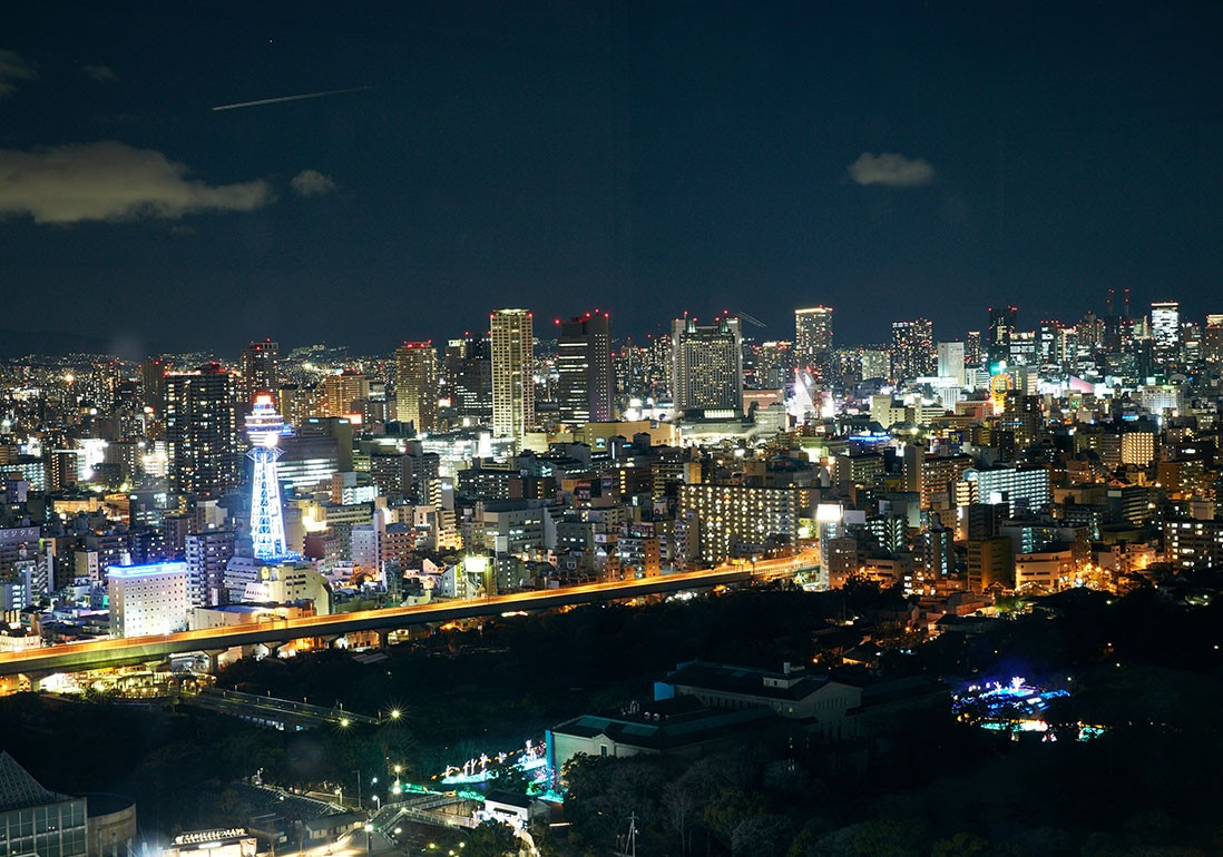 中個室 夜景