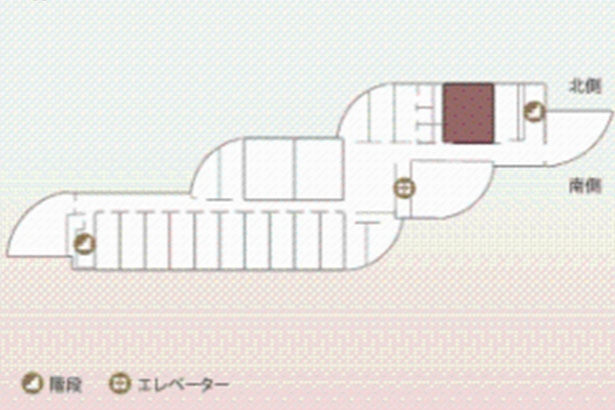 ホテルの間取り図（4階）