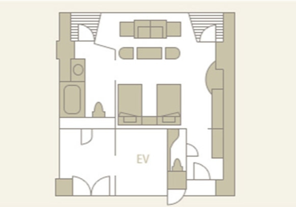 部屋内間取り図