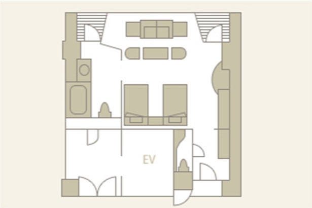 部屋内間取り図