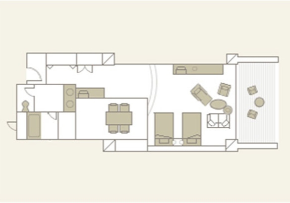 部屋内間取り図