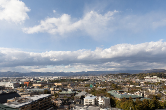 平安京ビューの眺望