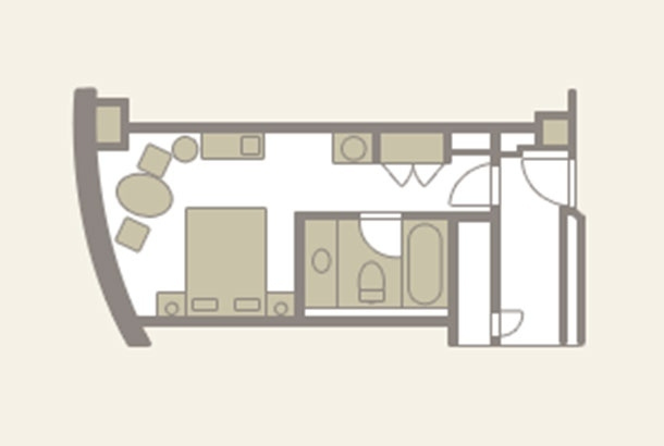 部屋の間取り図