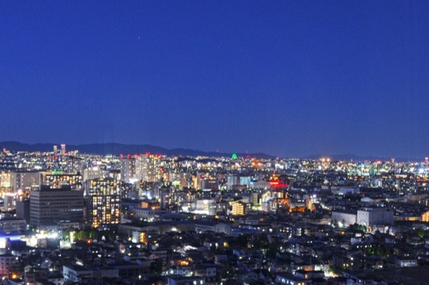 北側の部屋からの景色