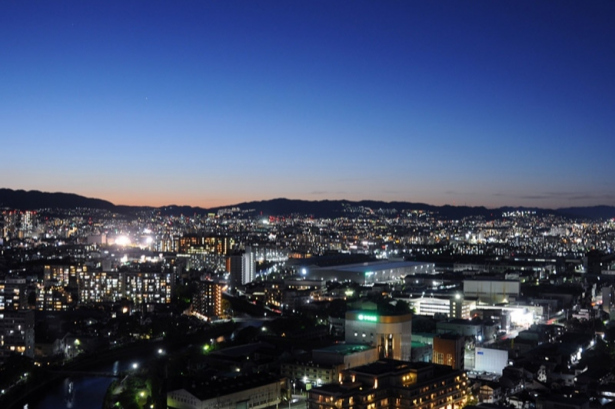 北側の部屋からの景色