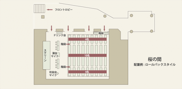 会場間取図