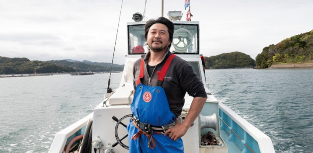 養殖漁師の浅尾さん