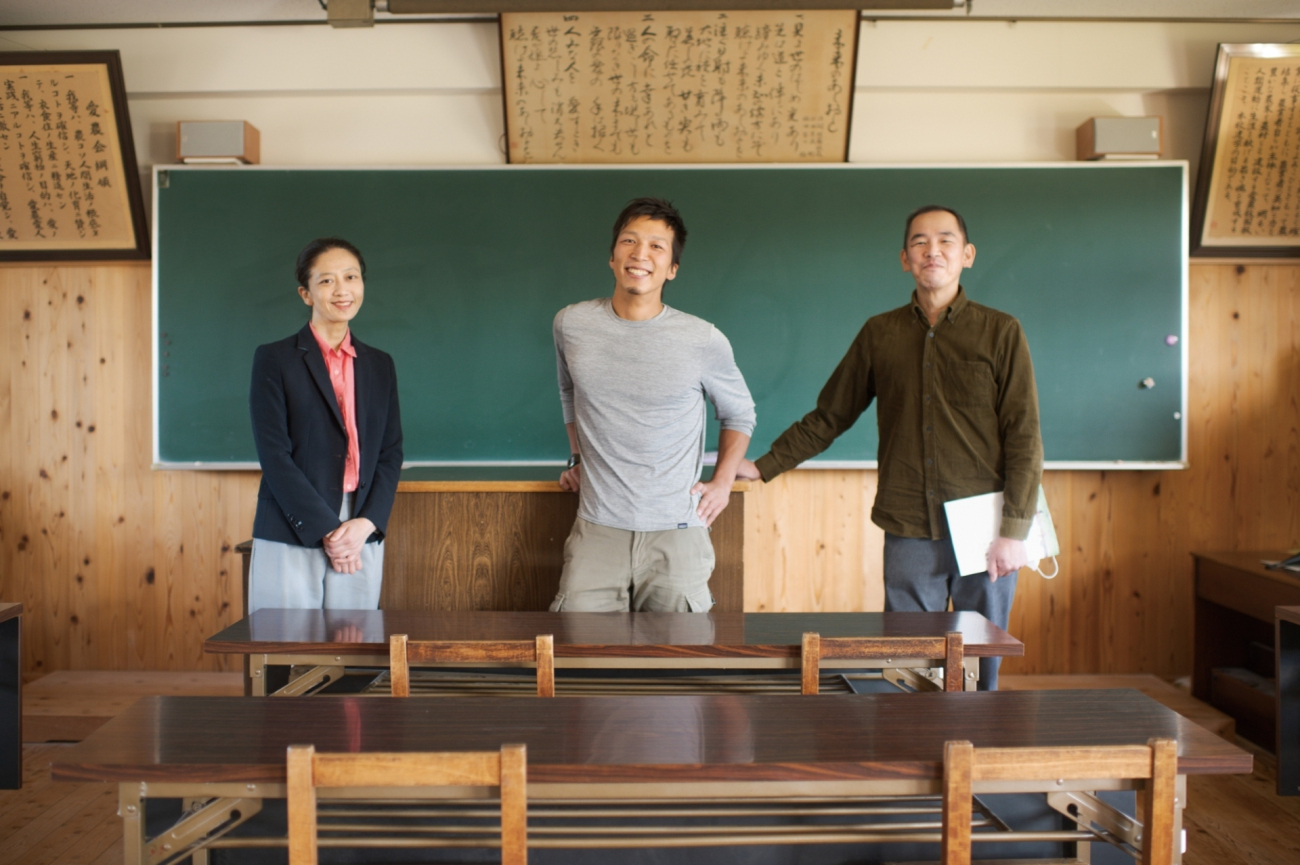 左より）樋口総料理長、愛農学園 近藤 百先生、塚原和食総料理長