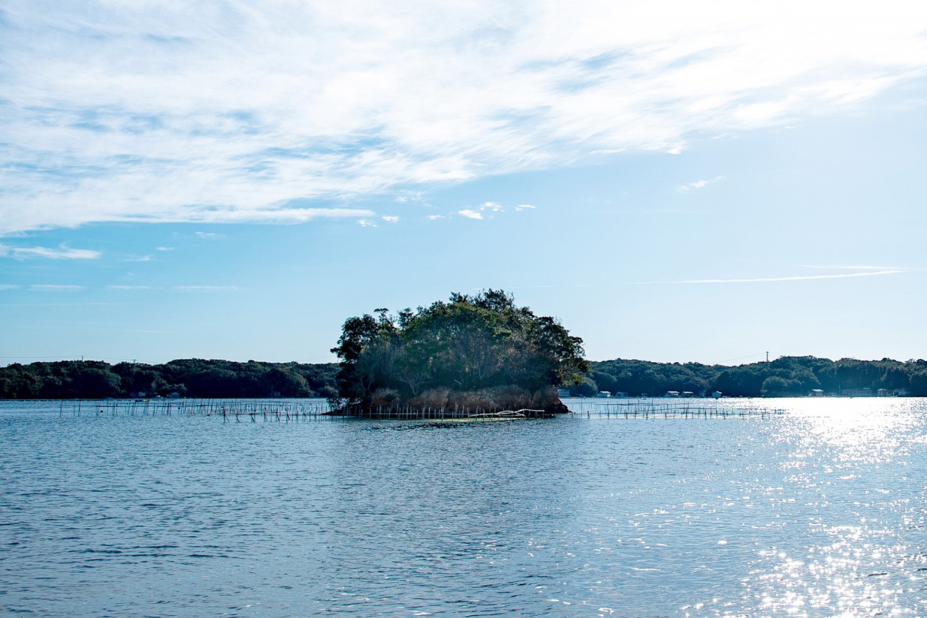 もこもことした大小の島