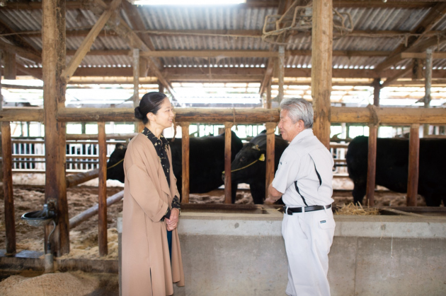 伊賀牛への想いを語る正悦さんと樋口総料理長