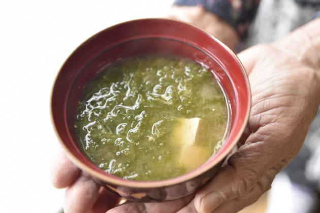 あおさの味噌汁