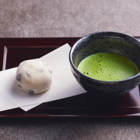 抹茶と饅頭イメージ