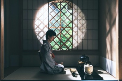 日本 中國 茶室 （シャンデリア, 花やか 日本のシャンデリアレストラン 
