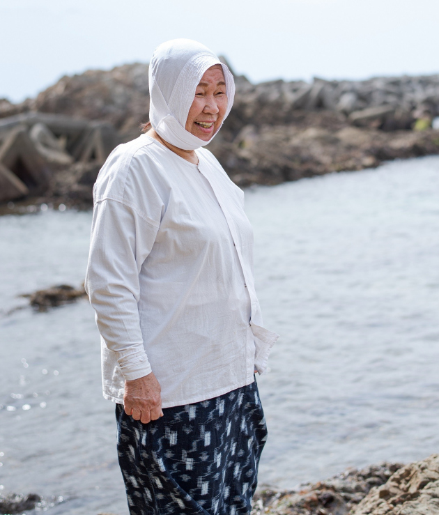 越賀の海女 林さん