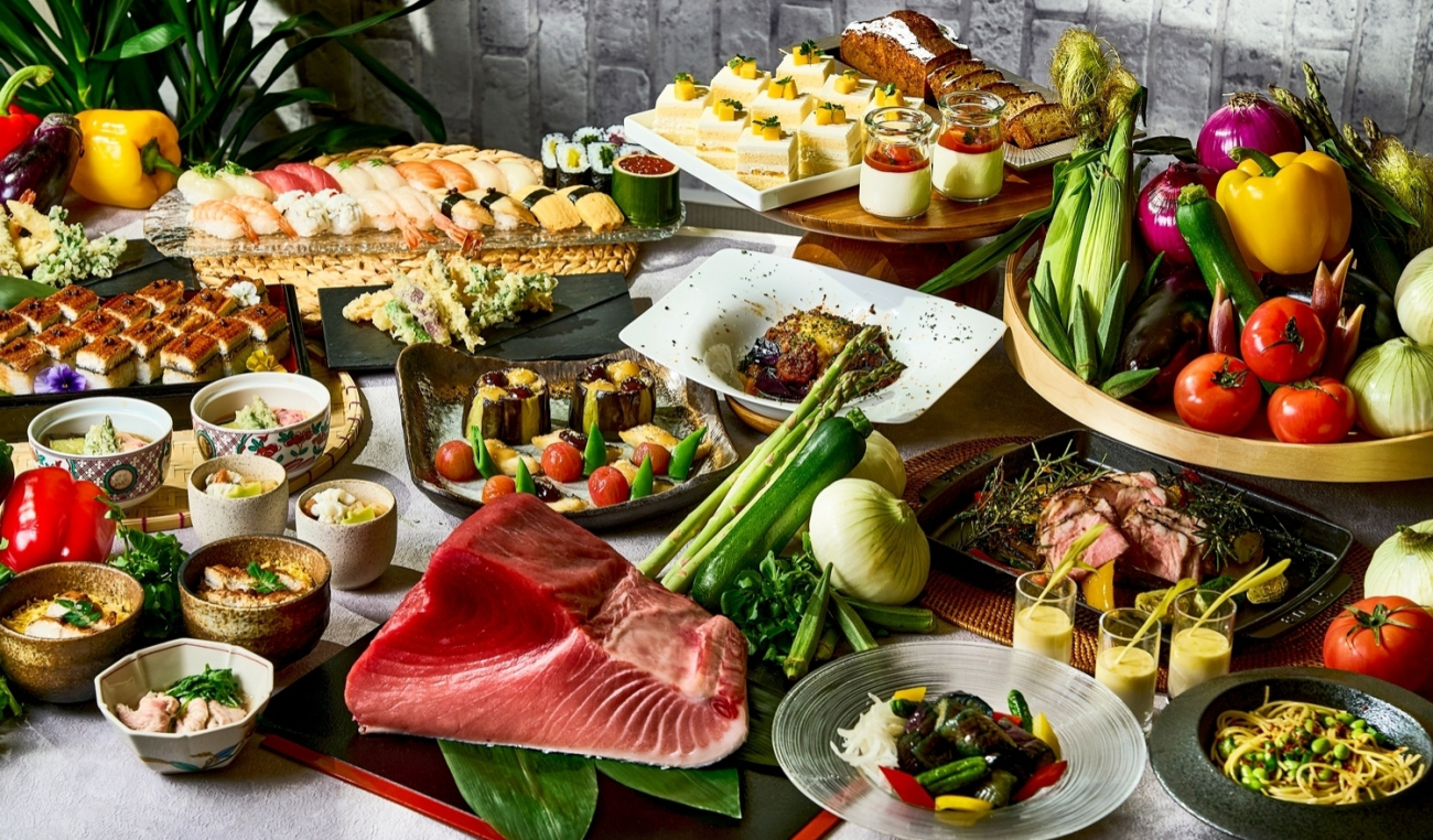 【6月】初夏の野菜と京都ブッフェ