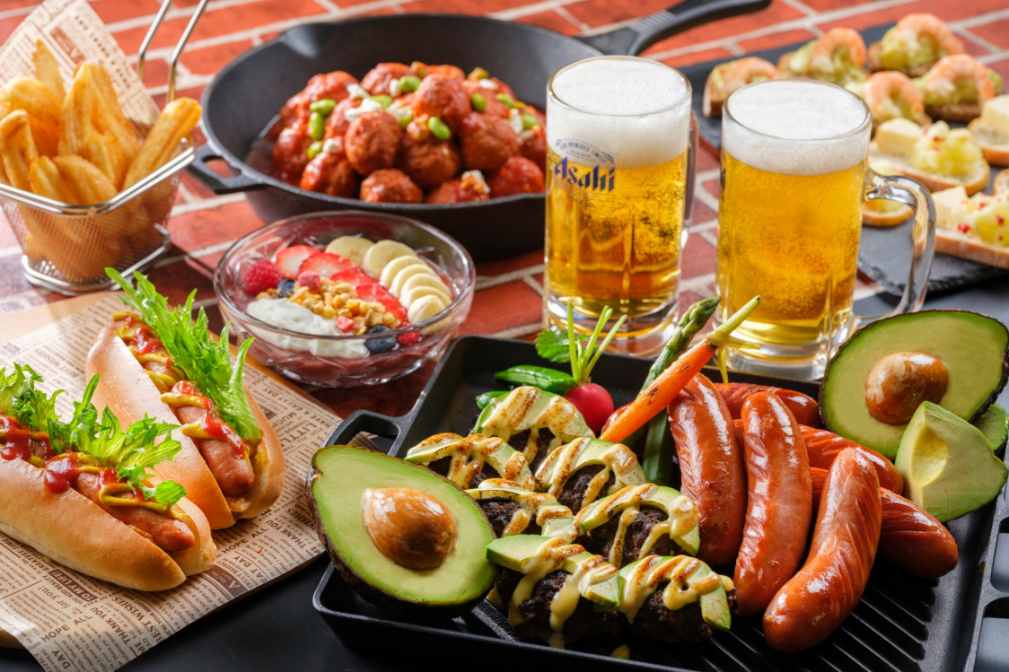 beer garden