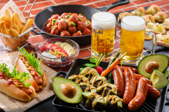 beer garden