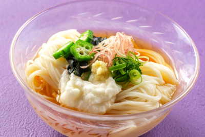 日本料理つのくに：5品目の冷やし野菜そうめんの料理イメージ