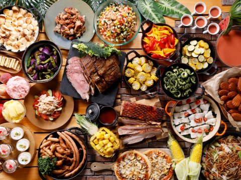 Image: COOKA "Midsummer BBQ Buffet" dinner group image