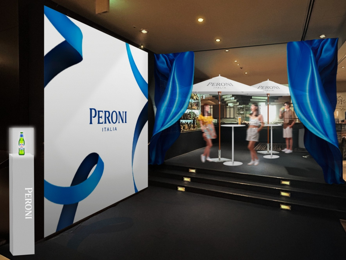 画像：PERONI NASTRO AZZURROポップアップ