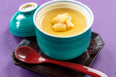 日本料理つのくに：貝柱茶碗蒸しの料理イメージ