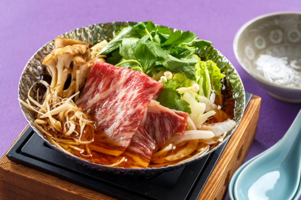 日本料理つのくに：国産牛のすき焼きの料理イメージ