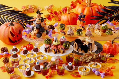 ハロウィーンスイーツブッフェ全体イメージ
