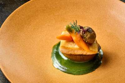 マナガツオのポワレ　ソース・ヴェルト