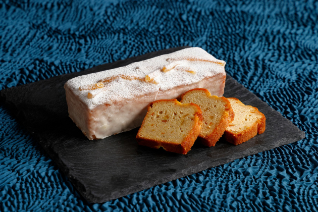 画像：ホテルメイドのパウンドケーキ。「シトラス」