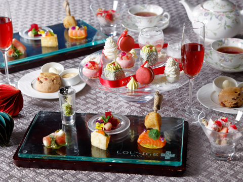 画像：LOUNGE PLUSのクリスマスアフタヌーンティー