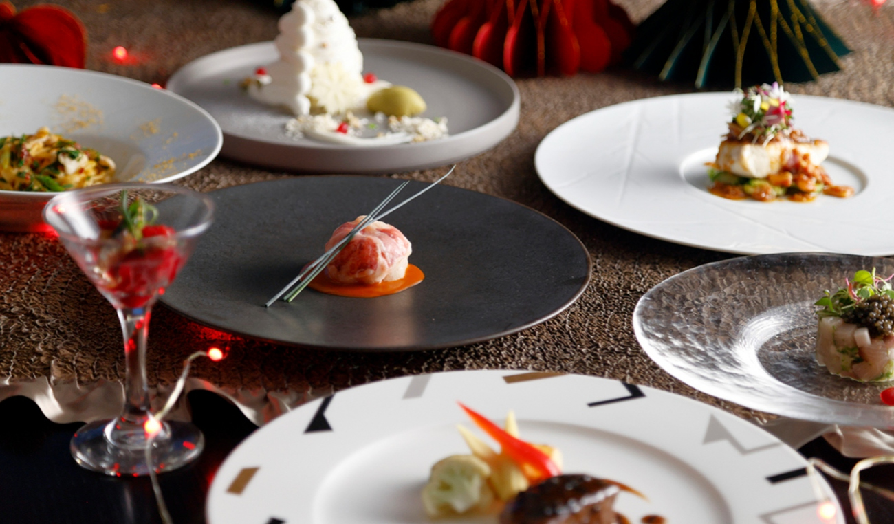 画像：レストラン「ZK」欧風料理クリスマスランチ「リュミエール」