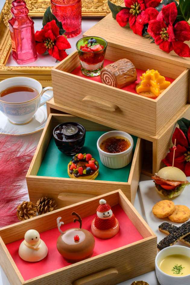 ロビーラウンジ ザ･ラウンジ＆ケーキショップ：クリスマスアフタヌーンティーの料理イメージ