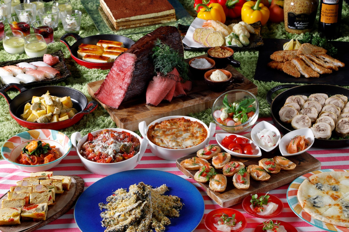 画像：イタリアンブッフェ　メニュー集合(ディナー)イメージ