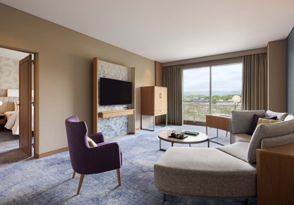 ラグジュアリースイート平安京ビュー 2ダブルベッド