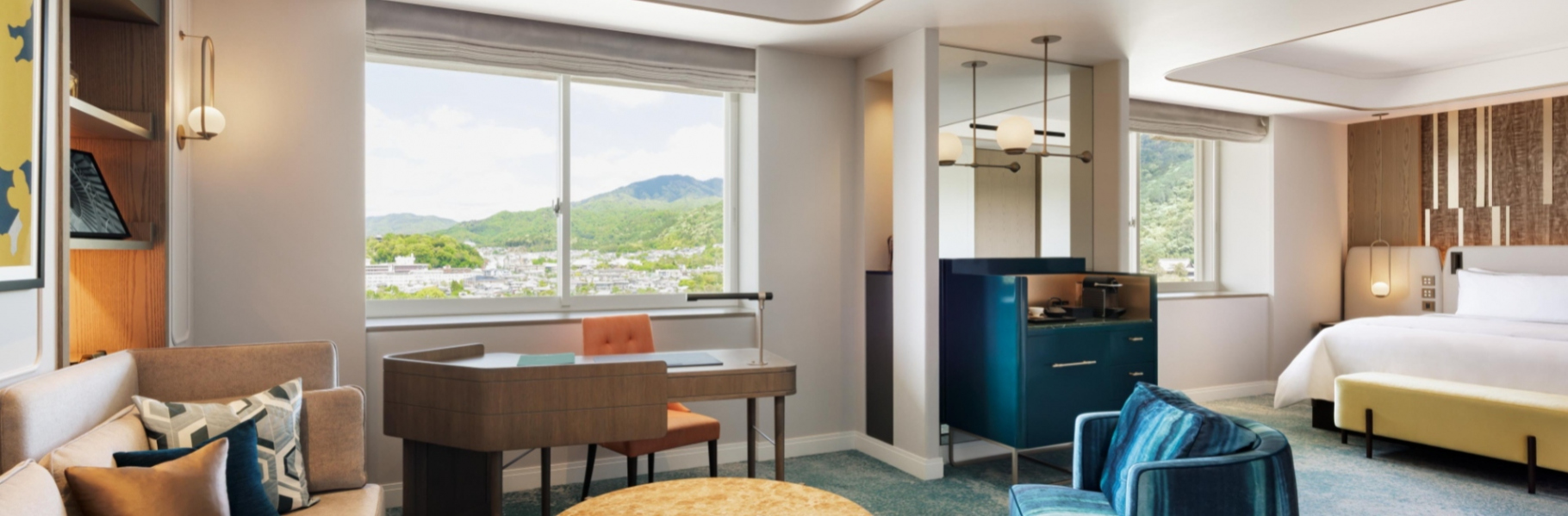 ジュニアスイート平安京ビュー 1キングベッド