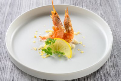 兵庫県産甘エビのから揚げ｜オーダー＆ハーフブッフェイメージ