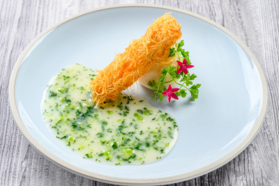 アンコウと海老のカダイフ巻き｜オーダー＆ハーフブッフェイメージ