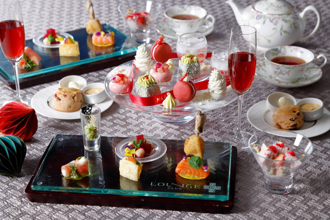 画像：LOUNGE PLUS クリスマスアフタヌーンティー（12/1~12/19）
