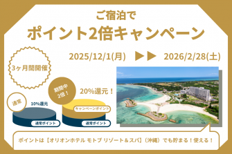 宿泊で都プラスポイント２倍キャンペーン イメージ