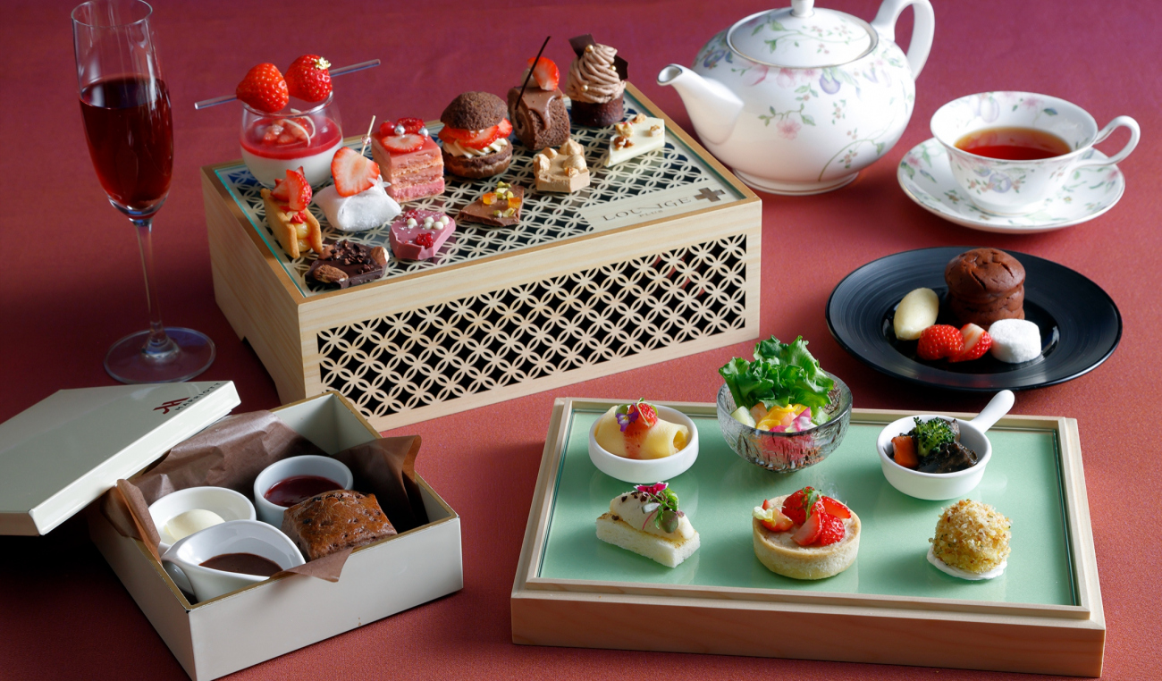 画像：チョコレート＆いちごアフタヌーンティー