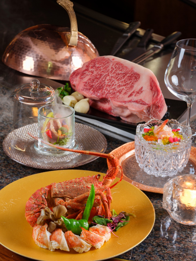 鉄板焼 貴布祢：モワコースの料理イメージ