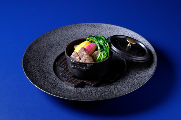 ZK鉄板焼 2月「黒毛和牛とクレソンのポトフ」