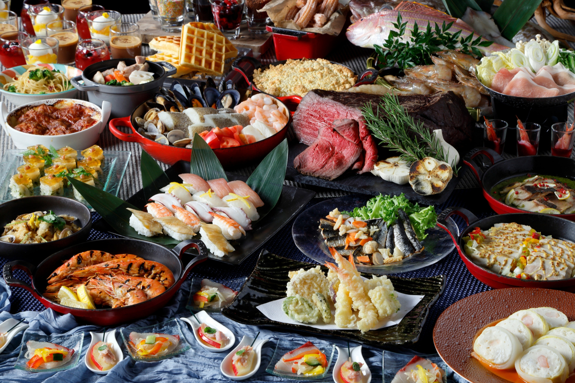 画像：Oceans Festa～海の幸ブッフェ～　メニュー集合(ディナー)イメージ