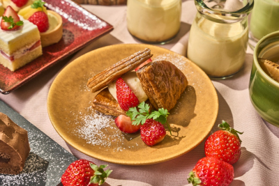 いちごのミルフィーユ(ランチ限定)