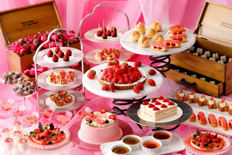 画像：都ホテル 岐阜長良川_いちごスイーツブッフェ