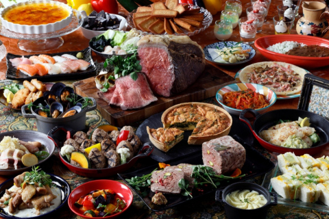 画像：COOKA「ビストログルメブッフェ」ディナー集合イメージ