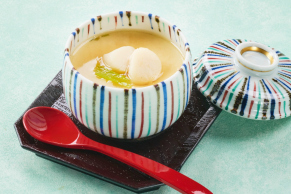 日本料理つのくに：貝柱茶碗蒸しの料理イメ―ジ