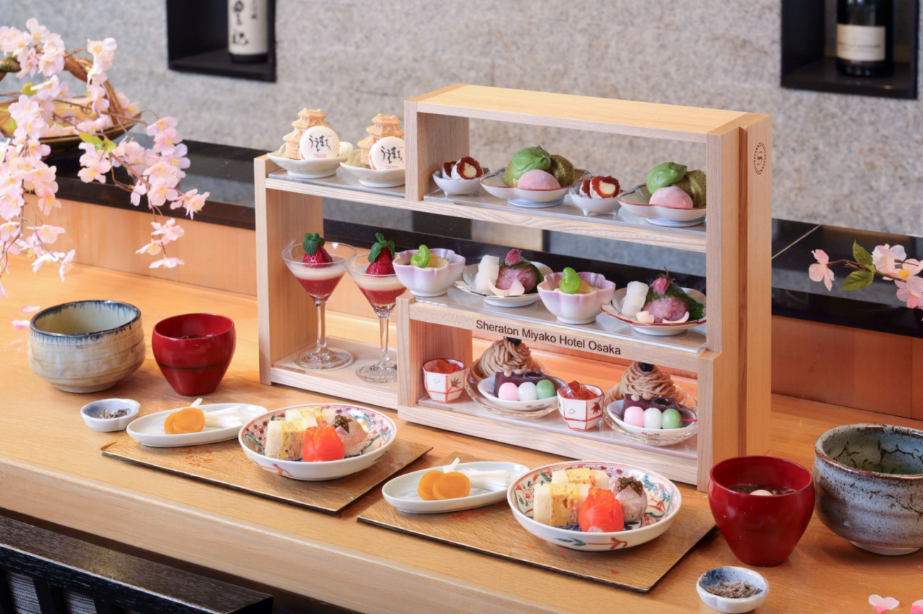 画像：和のアフタヌーンティー
