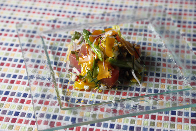 画像：印象派展コラボランチ