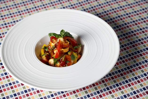 画像：印象派展コラボランチ